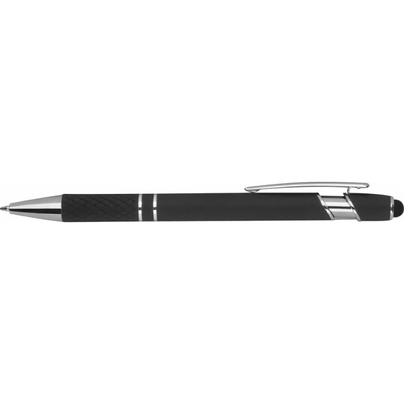 Długopis plastikowy touch pen - czarny (1368903)