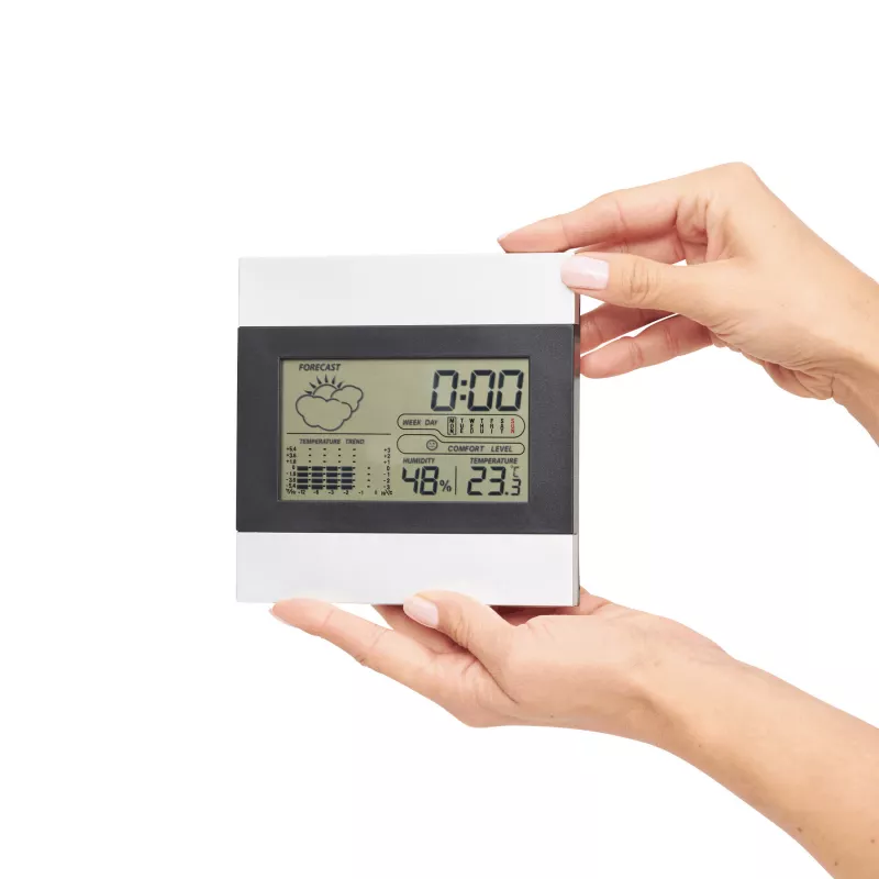 Stacja pogodowa - czarny, srebrny (56-0401032)