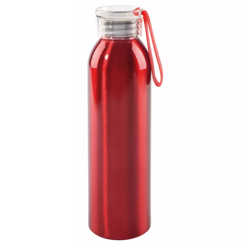 Aluminiowa butelka LOOPED 650 ml - czerwony (56-0304483)