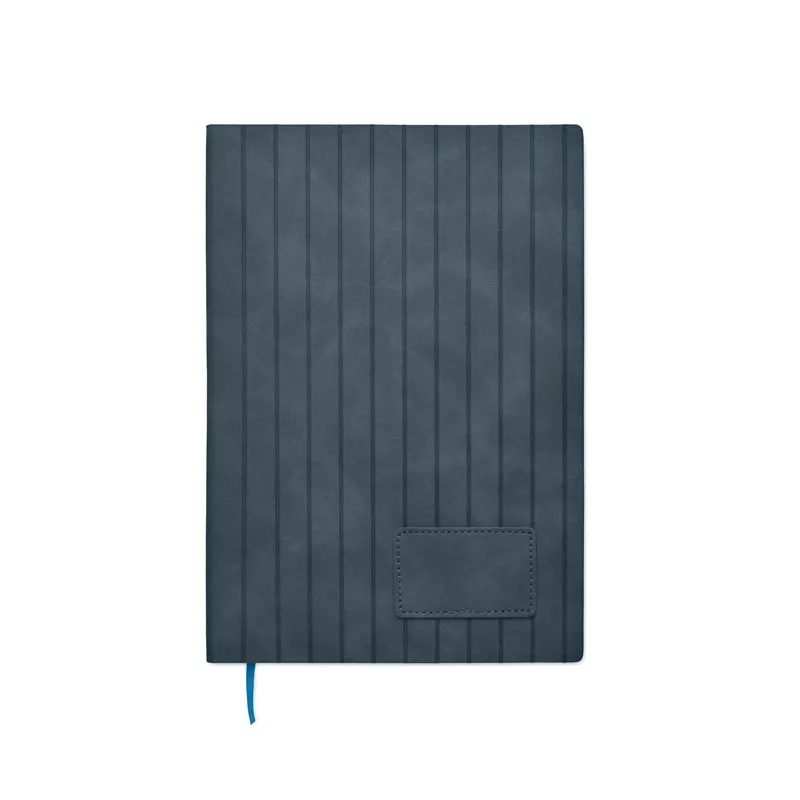 Notes A5 w okładce z PU 80 kartek w linię TINTRAY - Niebieski (MO2663-04)