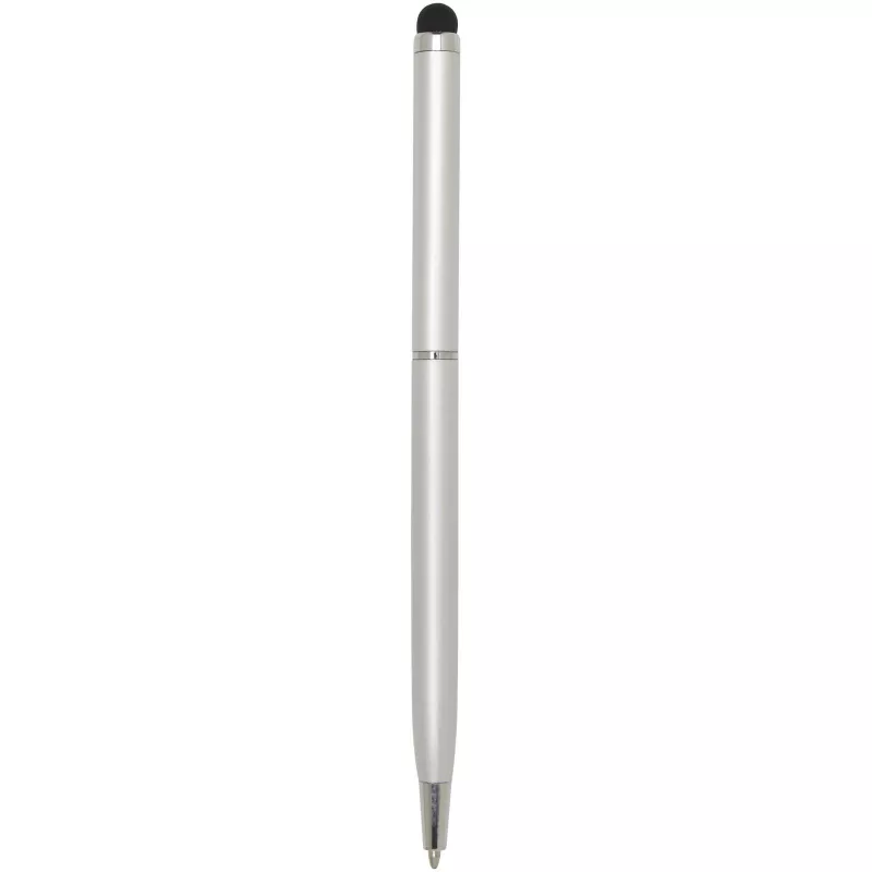 Ore aluminium ballpoint pen with stylus - Srebrny (10625681)