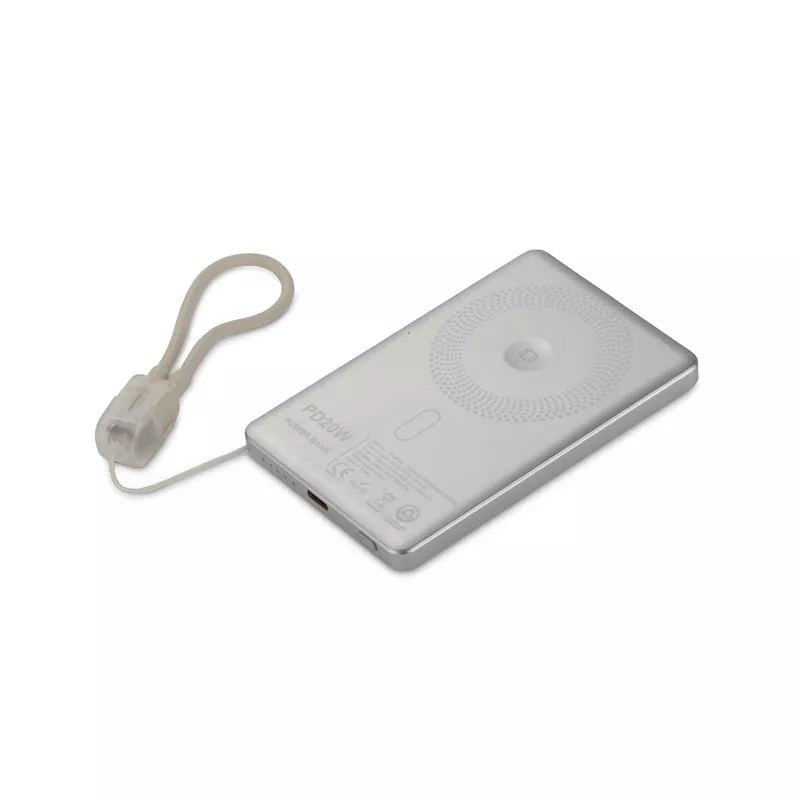 Powerbank ZYNTRA 5000 mAh 20W - srebrny (45136-00)