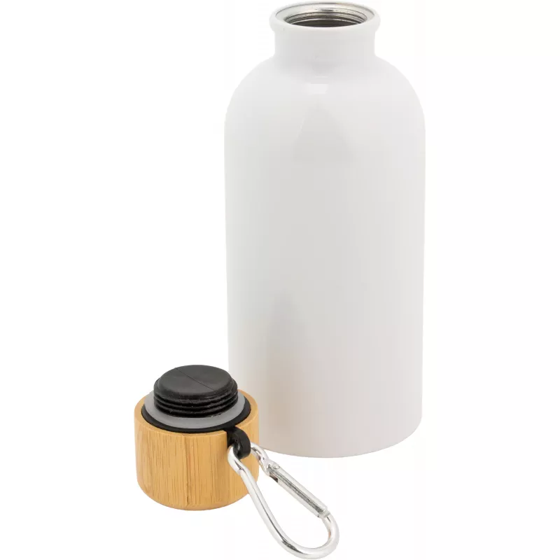 Butelka metalowa 400 ml MARILYN - biały (8497206)