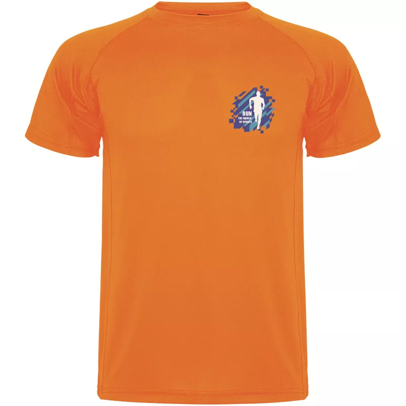 Koszulka poliestrowa 150 g/m² ROLY MONTECARLO 0425 - Fluor Orange (R0425-FLORANGE)