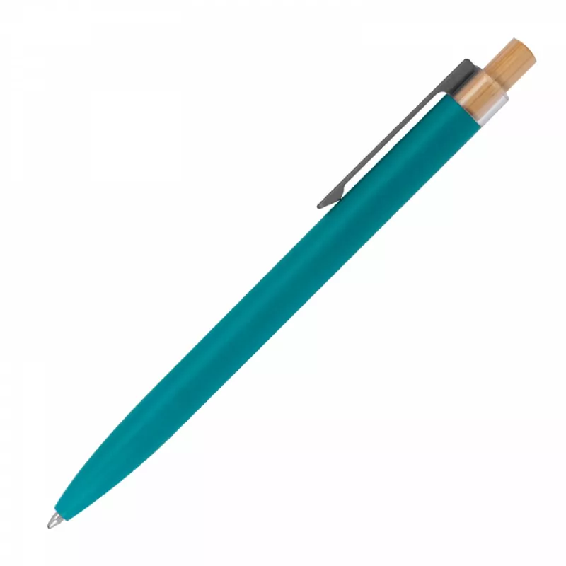 Długopis z aluminium z recyklingu - turkusowy (1384514)