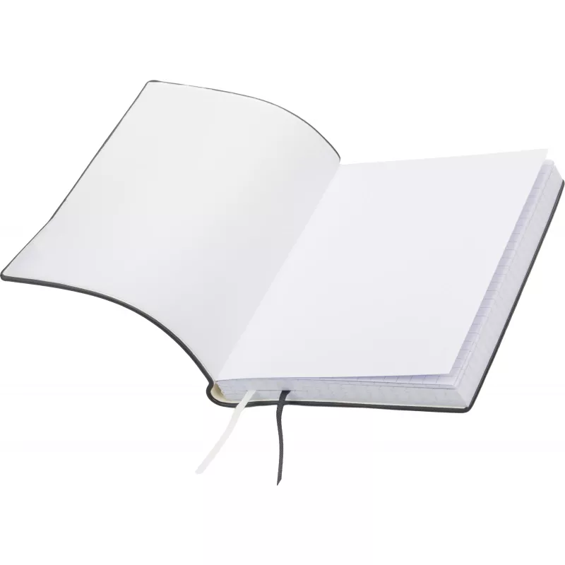 Notes A6 w kratkę ELVERUM - czarny (143803)