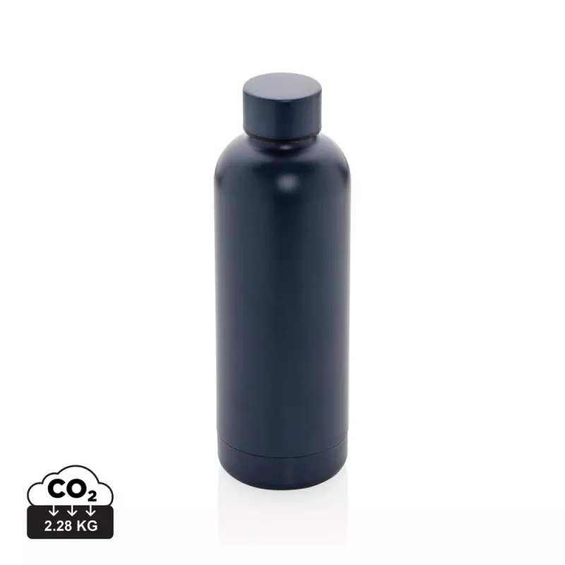 Butelka termiczna 500 ml, stal nierdzewna z recyklingu - niebieski (P435.705)