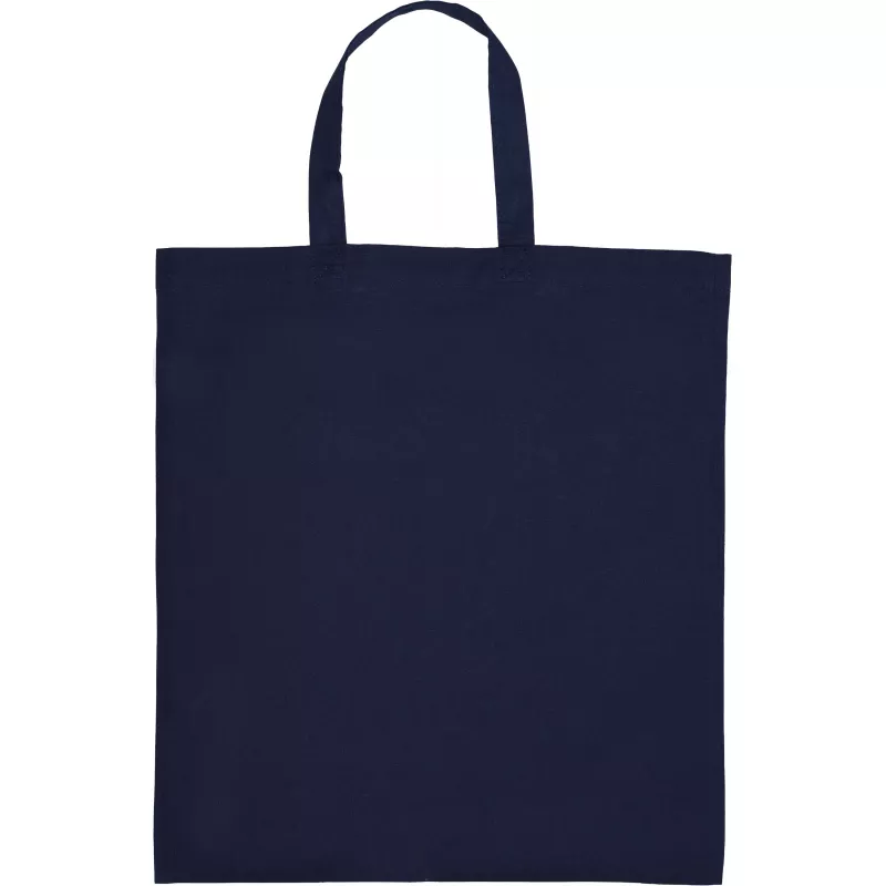 Torba bawełniana z krótkim uchem 140 g/m2 MARSHALL - granatowy (6068044)