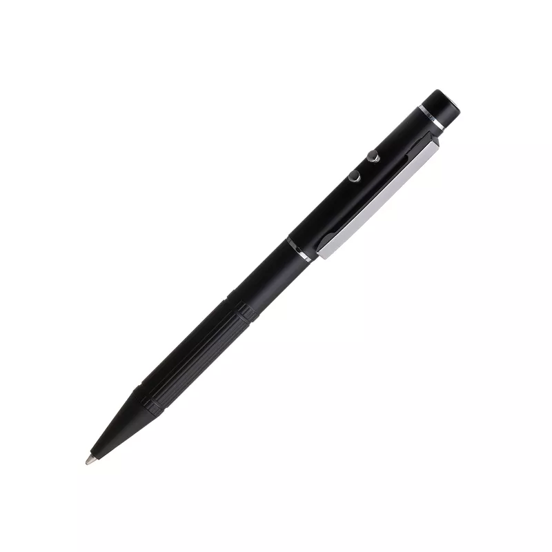 Długopis ze wskaźnikiem laserowym Stellar - czarny (R35424.02)