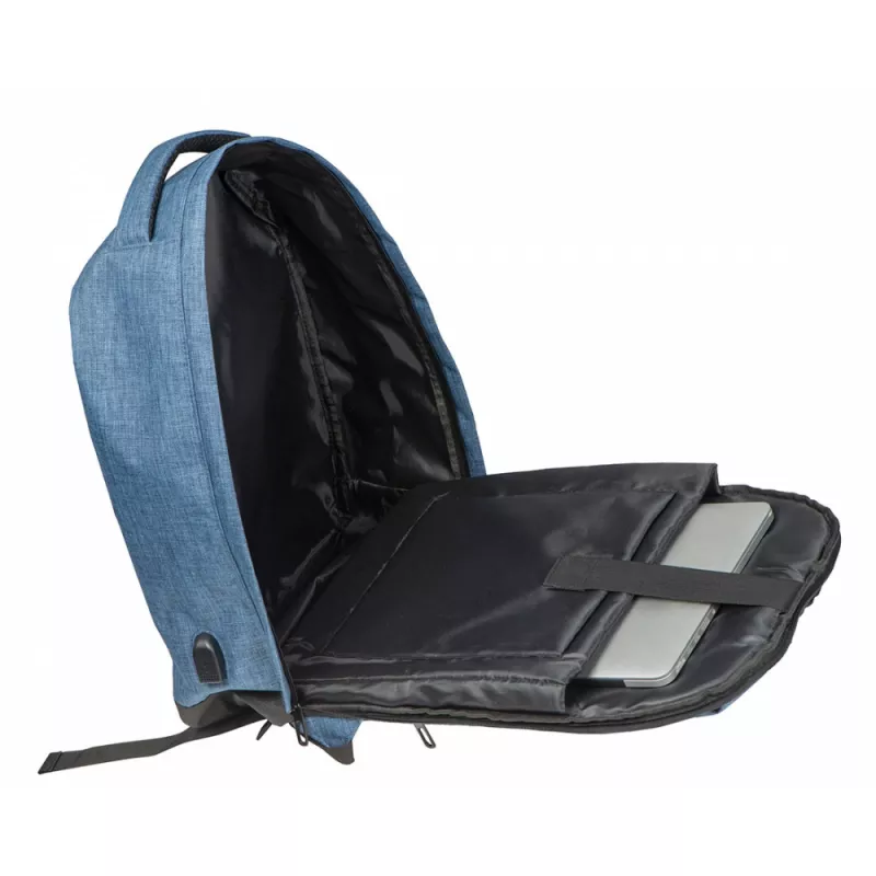 Plecak z USB - niebieski (6358904)