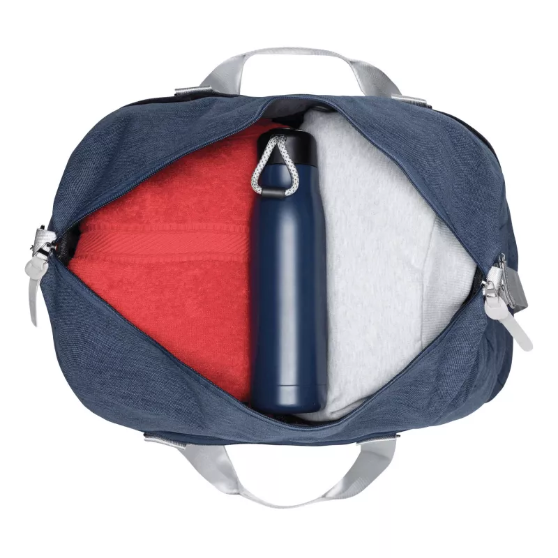 Weekenowa torba podróżna - niebieski, srebrny (56-0808575)