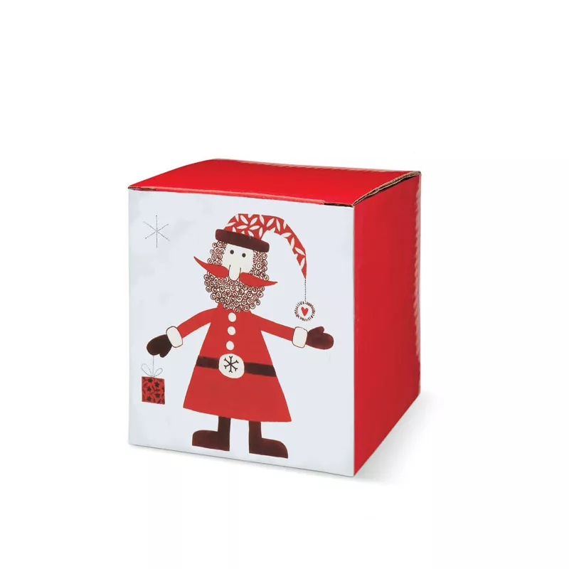 Kubek ceramiczny 250 ml z łyżeczką CLAUS - Wielokolorowy (CX1304-99)