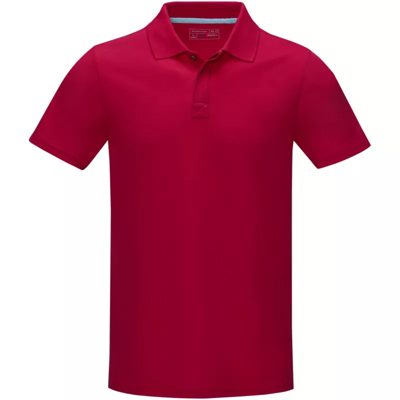 Męska organiczna koszulka polo Graphite z certyfikatem GOTS - Czerwony (37508-RED)