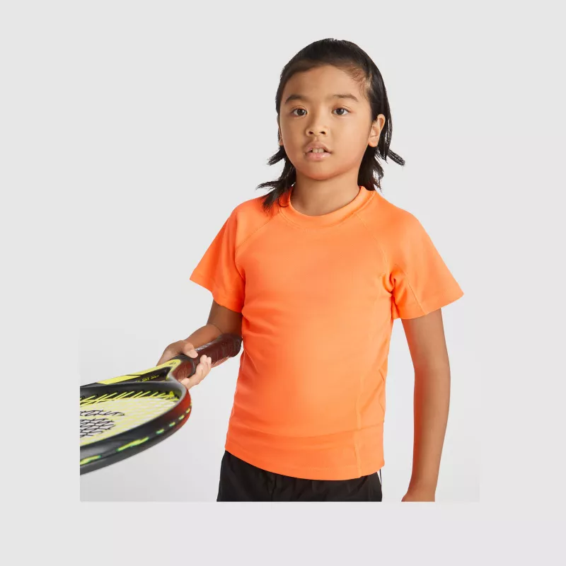 Montecarlo sportowa koszulka dziecięca z krótkim rękawem - Czarny (K0425-BLACK)