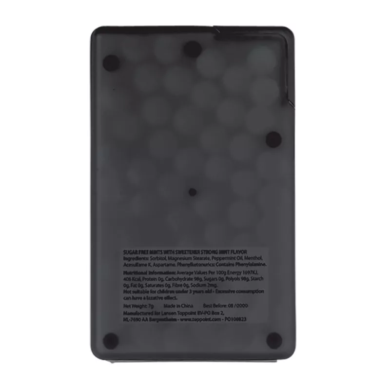 Miętówki w prostokątnym pudełku - czarny  mrożony (LT91793-N5402)