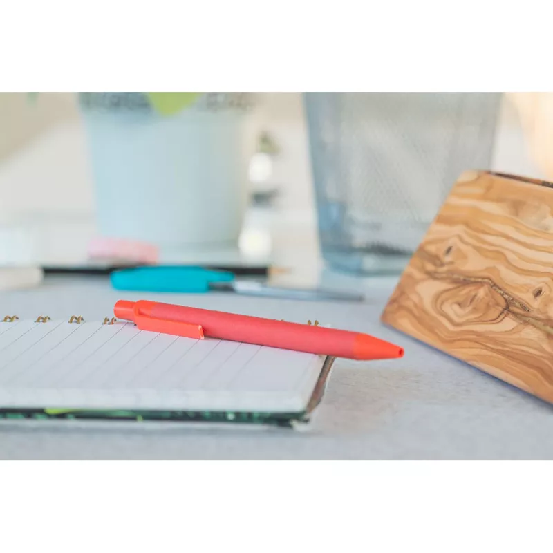 Długopis tekturowy DOMENICA - czerwony (1256505)