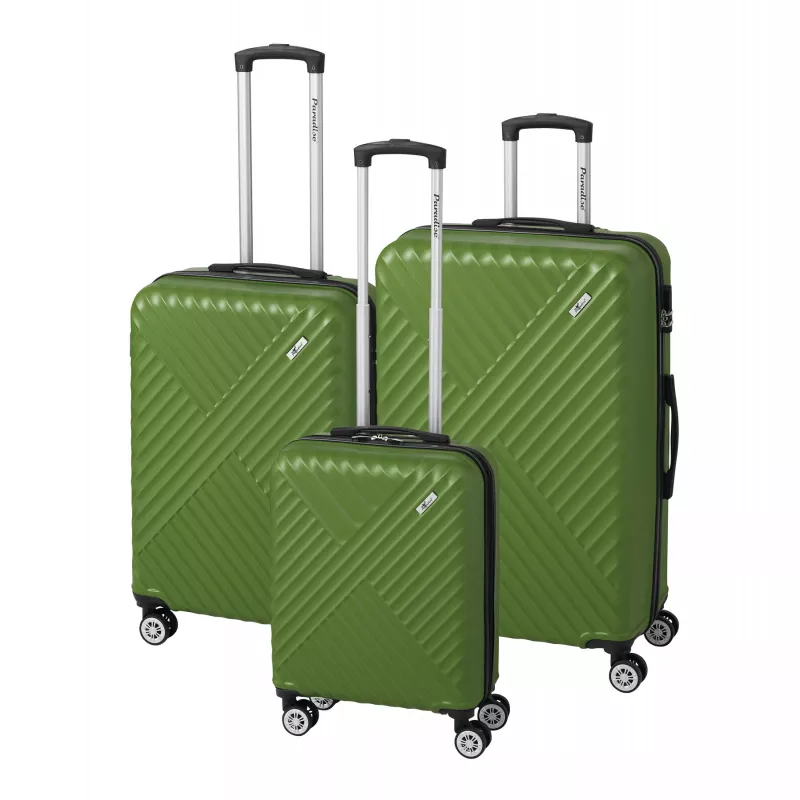 Zestaw walizek - zielony (56-2220006)