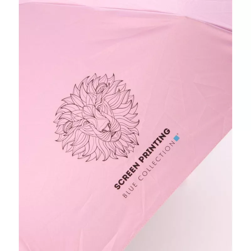 Manualny parasol kieszonkowy z powłoką UV ⌀86 cm - różowy (37046-21)
