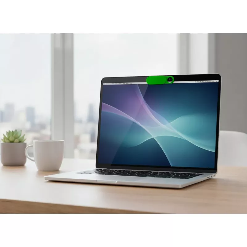 Zasłona na kamerę internetową - zielony (V3971-06)