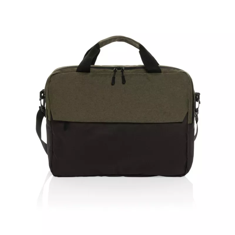 Torba na laptopa 15,6" AWARE™ Kazu, poliester z recyklingu - zielony (P732.177)