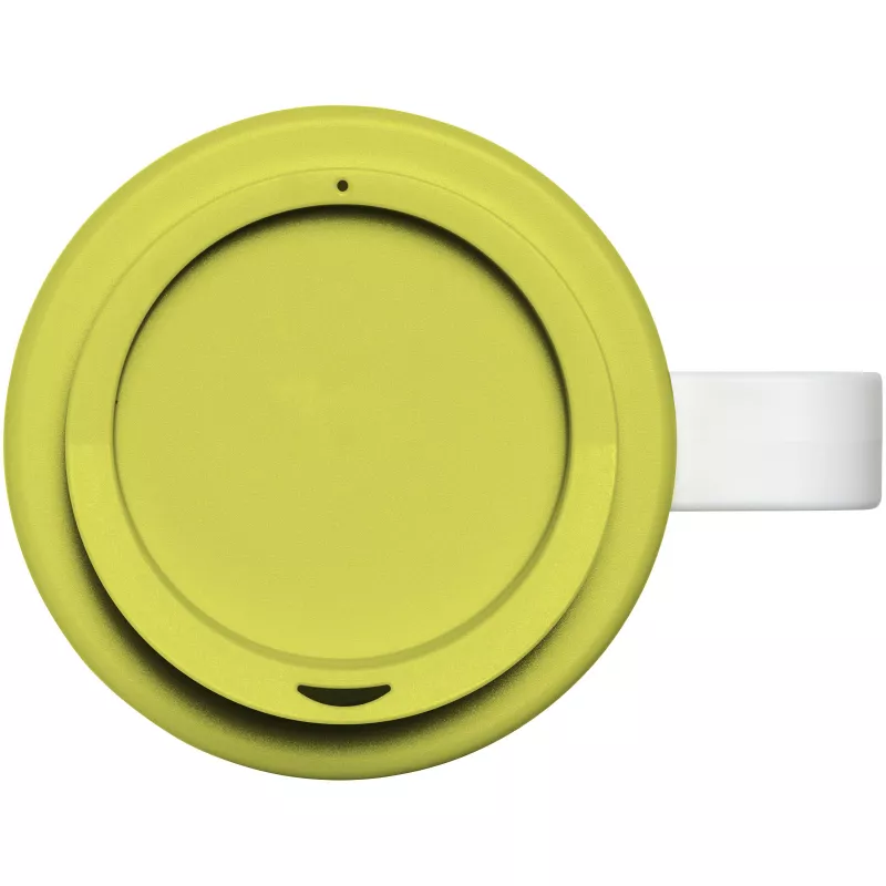 Kubek termiczny z serii Americano® Grande o pojemności 350 ml - Biały-Limonka (21000404)