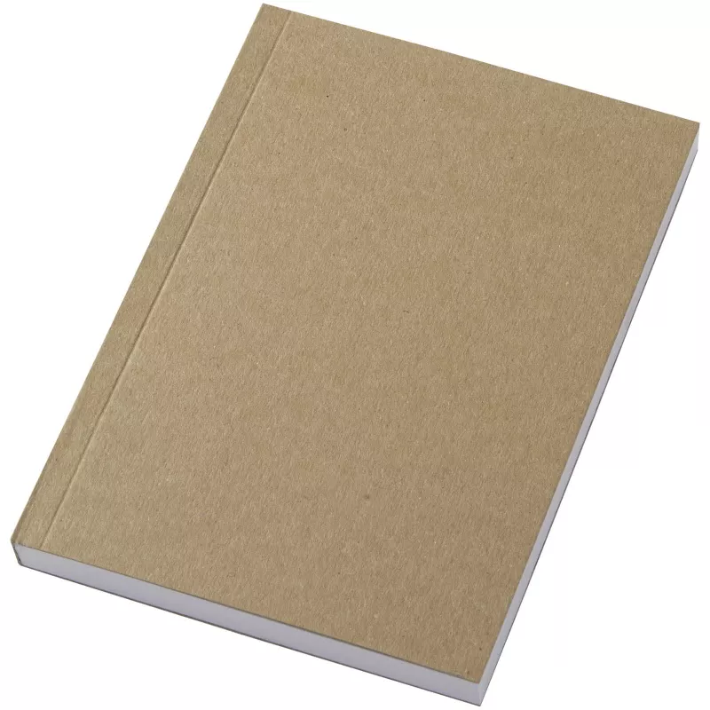 Notatnik A6 Novella Austen z miękką okładką z materiału z recyklingu, papier pakowy — 100 kartek - Piasek pustyni (21026606)