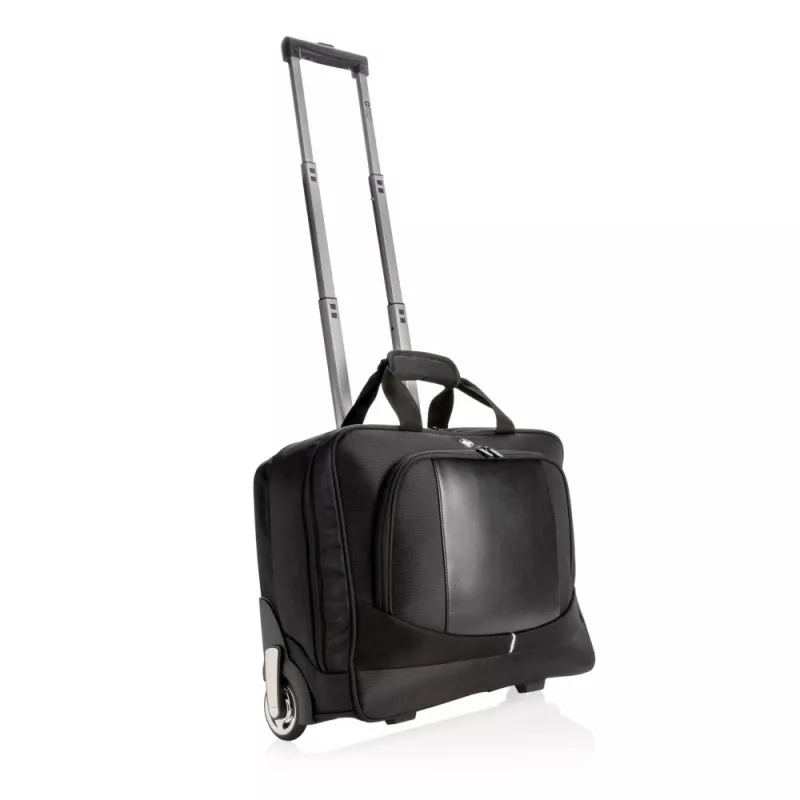 Torba na laptopa 15,4", walizka na kółkach Swiss Peak - czarny (P742.020)