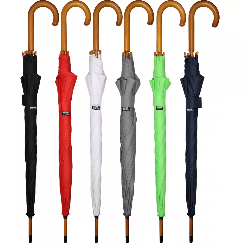 Parasol automatyczny Ø105 rPET HASSELT - szary (243607)