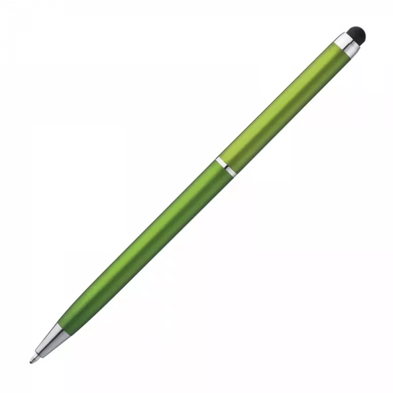 Długopis plastikowy touch pen KIMBERLY - jasnozielony (1878629)