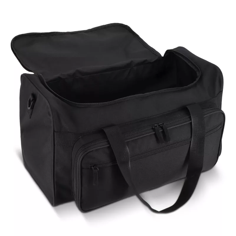 Torba sportowo-podróżna R-PET 600D 51 x 25 x 29 cm 37 l - czarny (LT95368-N0002)
