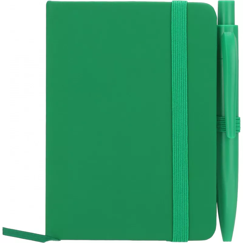 Notes A7 z długopisem SAN ANTONIO - zielony (556209)
