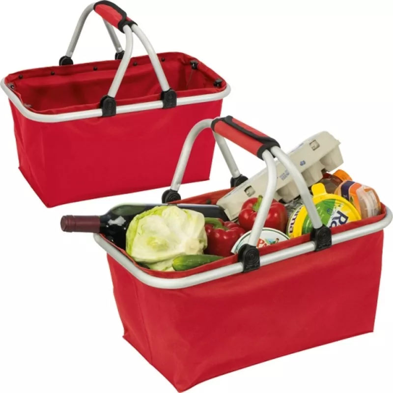 Kosz na zakupy CHERYL - czerwony (6005805)