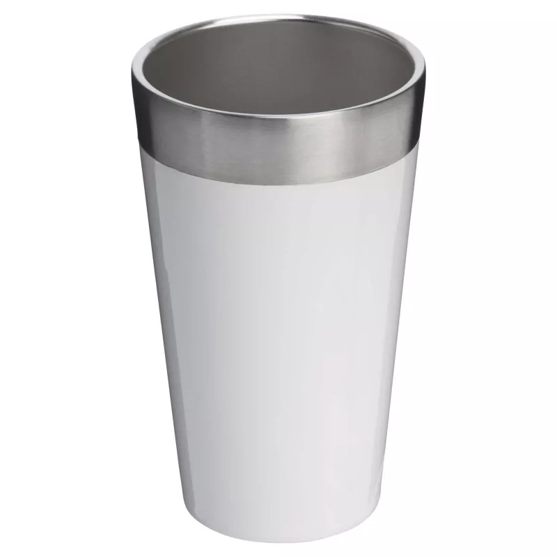 Stanley Stacking termoizolowany kubek ze stali nierdzewnej o pojemności 470 ml - Biały (10098301)