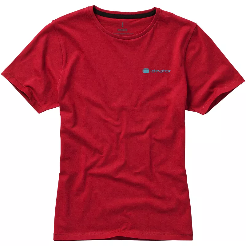 Damski t-shirt Nanaimo z krótkim rękawem - Czerwony (38012-RED)