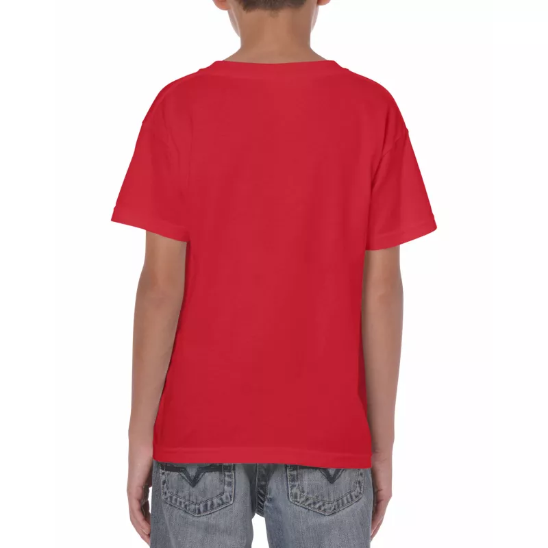 Koszulka bawełniana 180 g/m² Gildan Heavy Cotton™ - DZIECIĘCA - Red (5000B-RED)