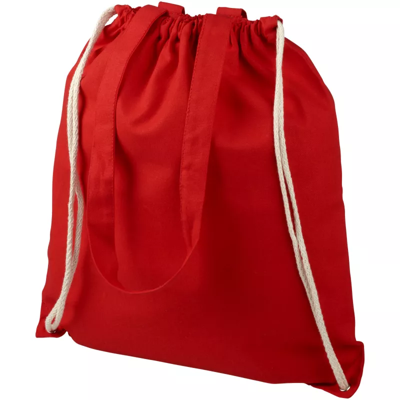 Plecak Eliza wykonany z bawełny o gramaturze 240 g/m² , 38 x 42 cm - Czerwony (12027604)