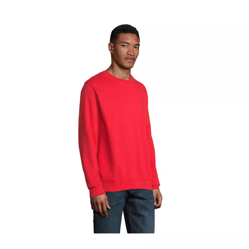 Bluza unisex bez kaptura 280 g/m² Sol's COLUMBIA - Bright Rojo (S03814-BT)