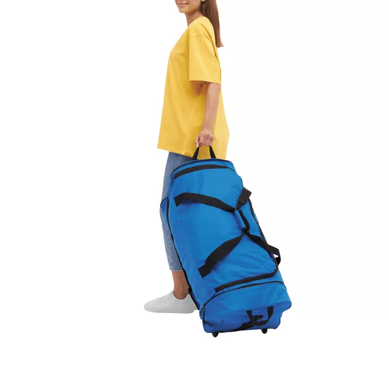 Torba podróżna na kółkach - czarny, niebieski (56-0208615)