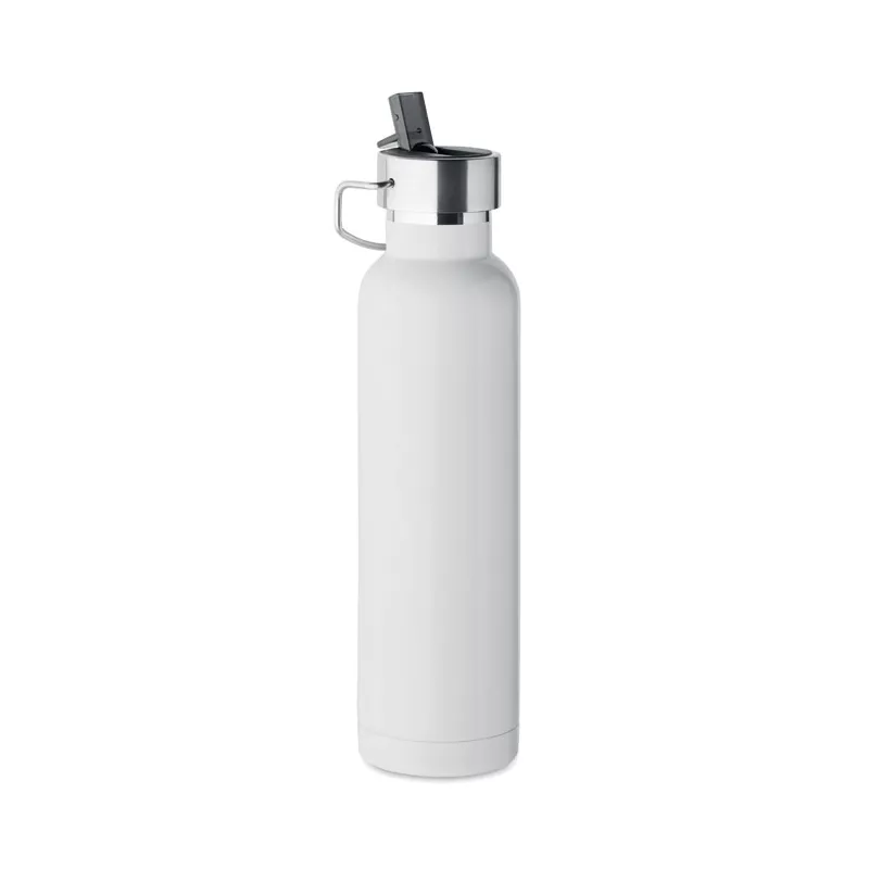 Butelka termiczna ze słomką 660 ml RIFLOW - Bialy (MO2283-06)