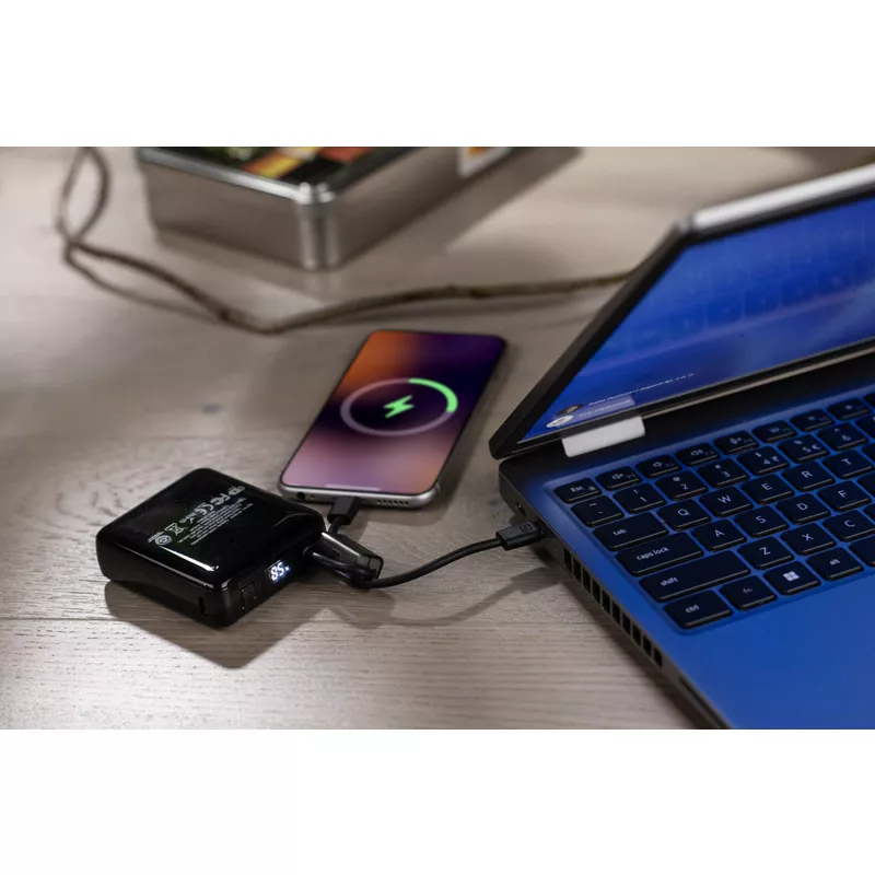 Powerbank LUMERO 10000 mAh 22,5W - czarny (45138-02)