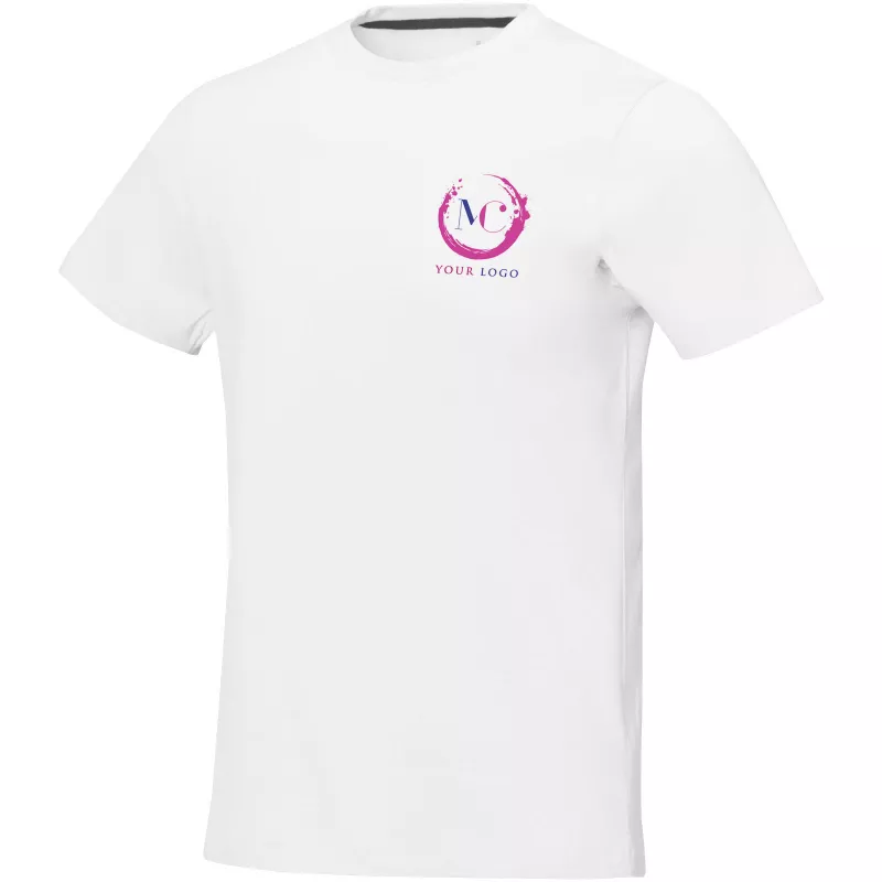 Męski T-shirt 160 g/m²  Elevate Life Nanaimo - Biały (38011-WHITE)