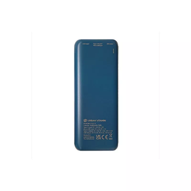 Szybki power bank 20000 mAh Urban Vitamin - niebieski (P322.755)
