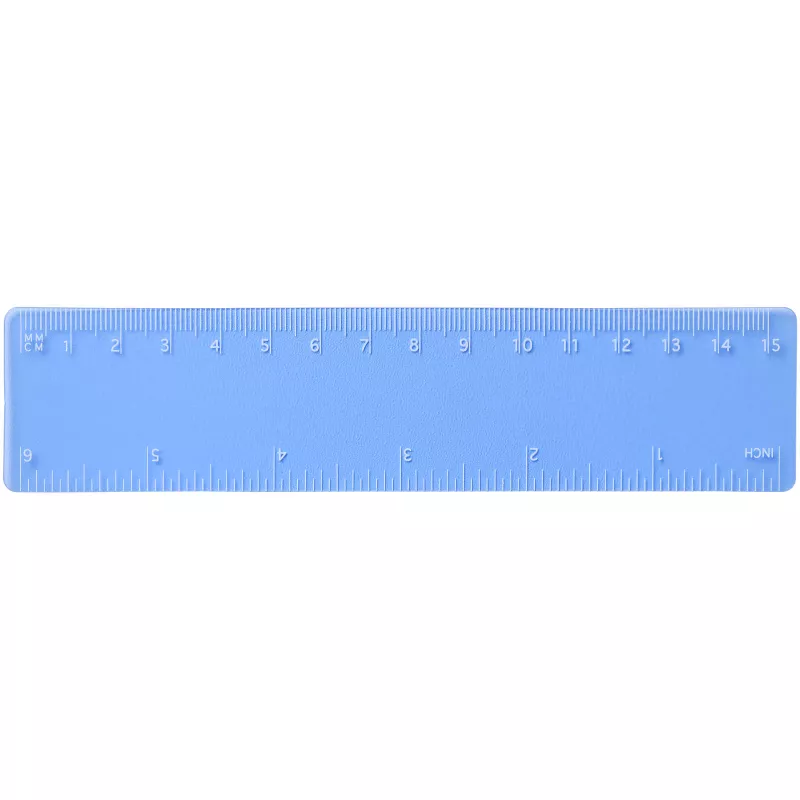 Linijka Rothko PP o długości 15 cm - Szroniony błękit (21054008)