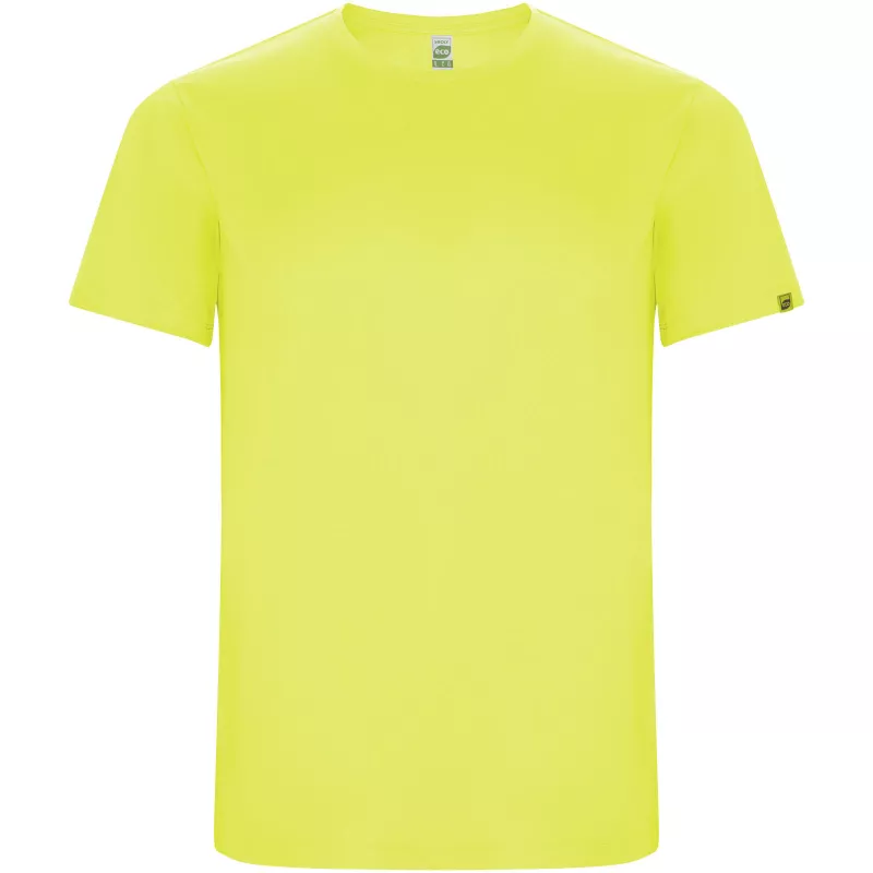 Imola sportowa koszulka dziecięca z krótkim rękawem - Fluor Yellow (K0427-FLYELLOW)