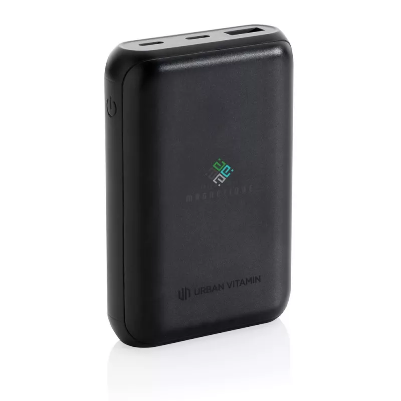 Szybki power bank 10000 mAh Urban Vitamin - czarny (P322.701)
