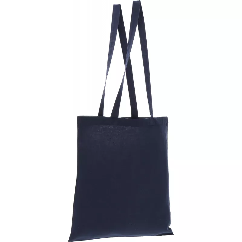 Torba bawełniana z długimi uszami 180g/m2 z materiałów z recyklingu GLEN - granatowy (6469844)
