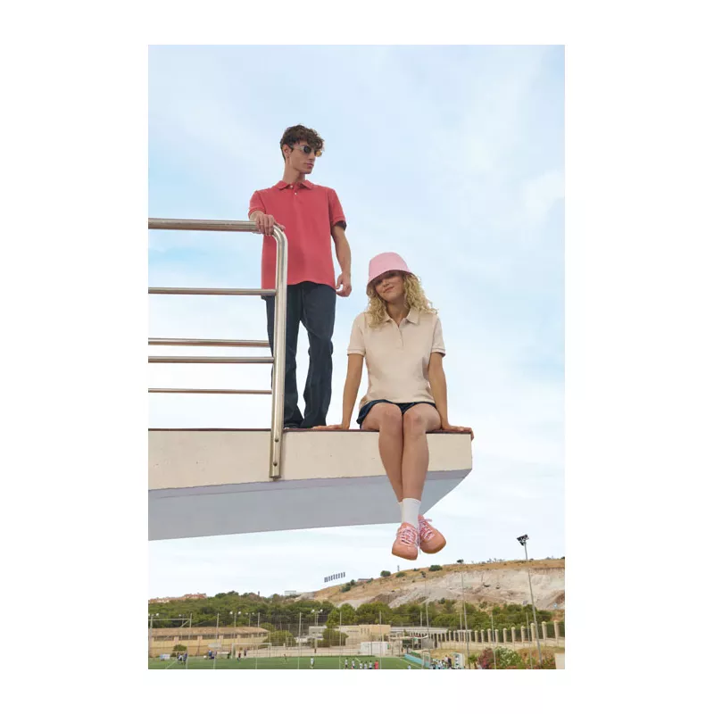 Koszulka polo damska Sol's PACIFIC WOMEN - Folk Red Twin (S04440-FR)