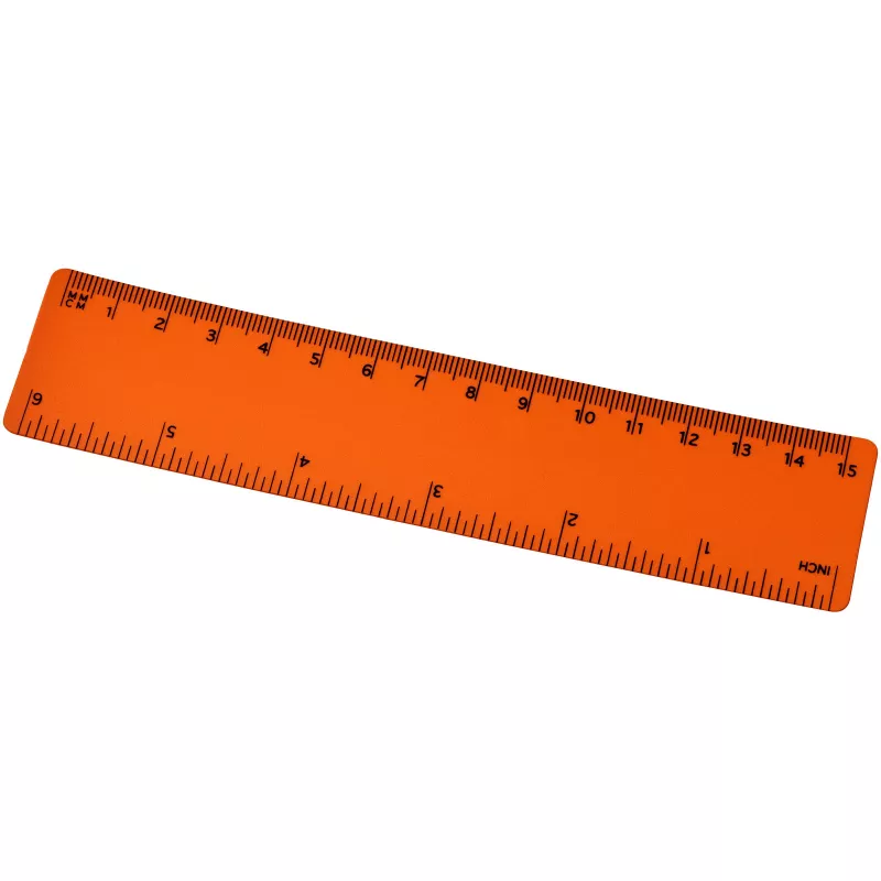 Linijka Rothko PP o długości 15 cm - Pomarańczowy (21054003)