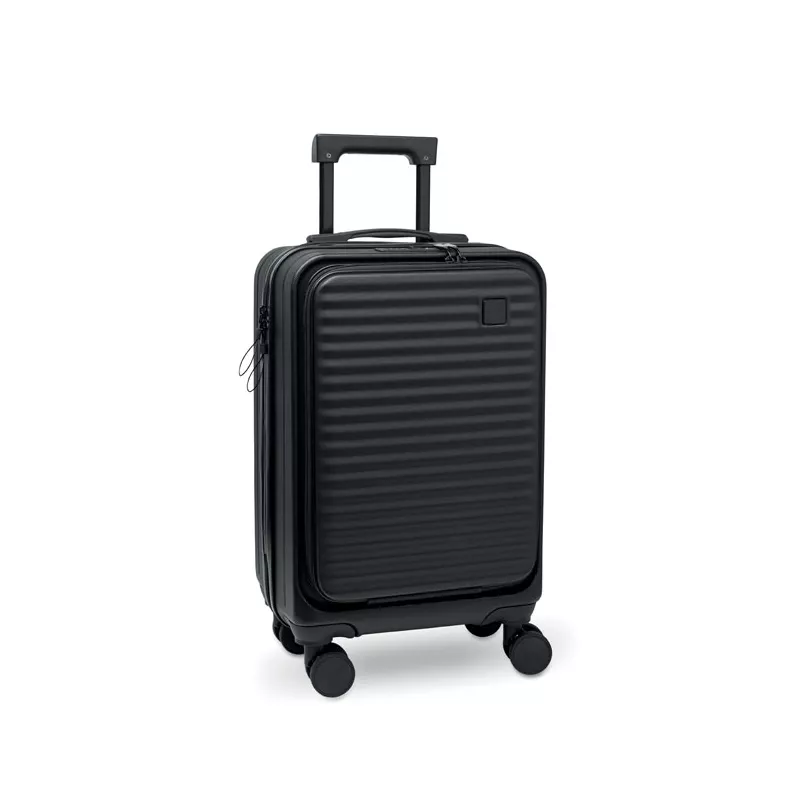 Walizka twarda 20" z ABS z przegrodą na laptop CITY - Czarny (MO2742-03)