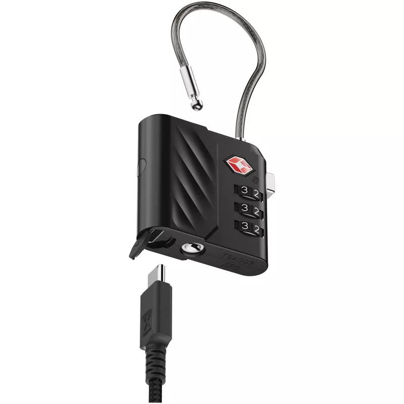Zamek szyfrowy Xtorm Lock Tag TSA z funkcją lokalizacji - Czarny (12461390)
